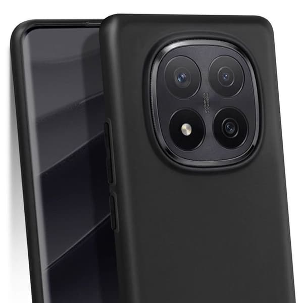 Coque - Xiaomi - Redmi Note 14 Pro Plus - Blød Silikone - Ridsebeskyttelse - Mat Finish Svart