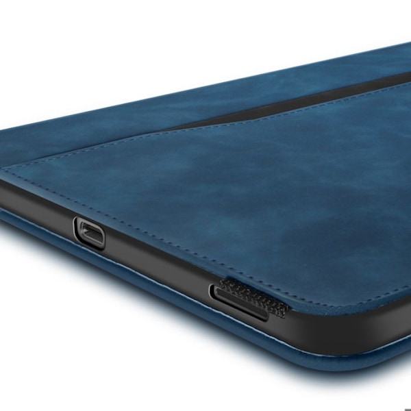 Etui för Samsung Tab S10 FE Plus Fällbart Plånboksstöd Video Blå Natt Blå