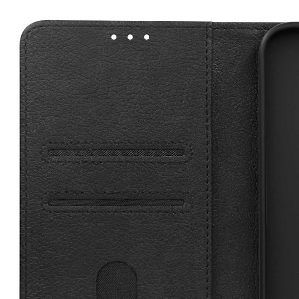 Taske til Honor 200 Lite - AVIZAR - Wallet Flip og Video Support - Sort Svart