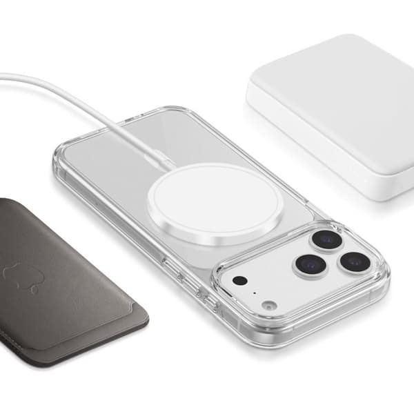 MagSafe-skal för iPhone 18 Pro Hård skydd Anti-gulning Transparent Vit