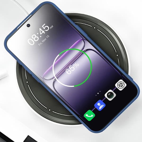 Silicone-skal - AVIZAR - OnePlus Nord CE5 - Soft-Touch - Halkskydd - Blå Blå