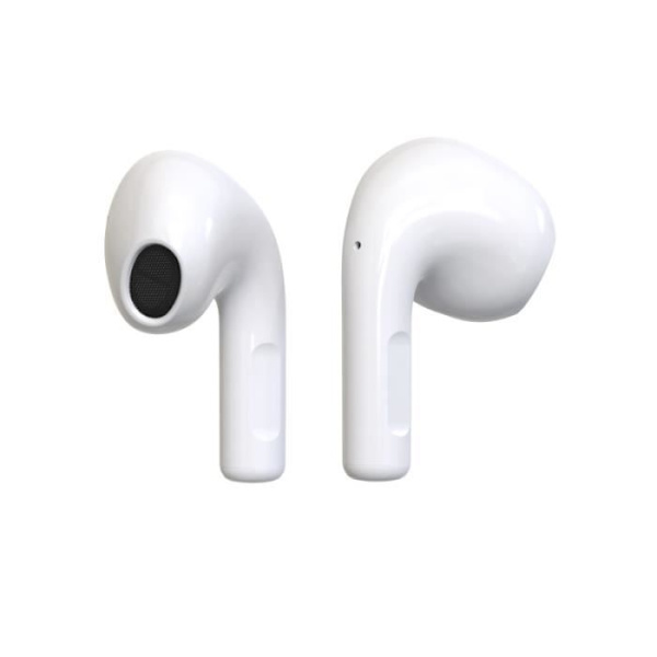 Langattomat kuulokkeet - JAYM - TS-123B - Bluetooth 5.0 - Hienkestävä - Kosketusohjaimet Vit
