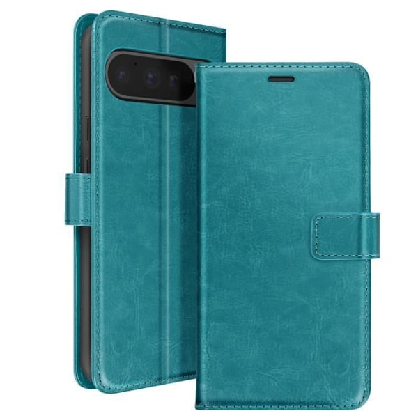 Etui til Google Pixel 9 Pro XL Pung med Håndledsrem Mayaxess Turkis Blå