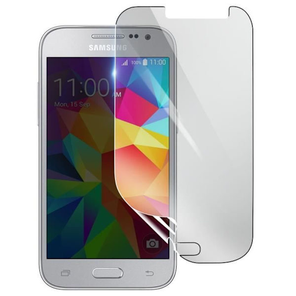 Näytönsuoja Samsung Galaxy Core Prime VE:lle 3mk läpinäkyvää iskunkestävää hydrogeeliä Transparent