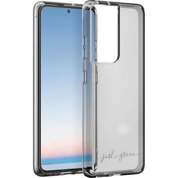 Coque - JUST GREEN - Samsung G S21 Ultra 5G - Kierrätettävä - Läpinäkyvä - Pehmeä Transparent