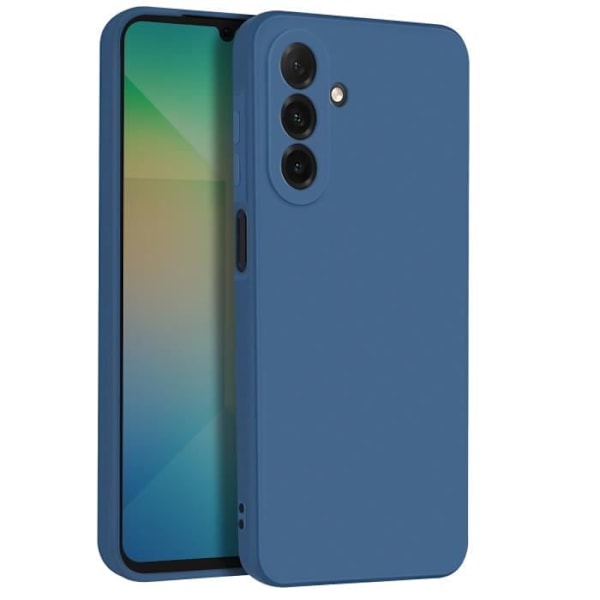 Coque för Samsung Galaxy A26 Silikon Mjuk Matt Mörkblå Blå
