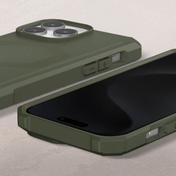 MagSafe Fodral för iPhone 15 Pro Max Anti-Drop Essential Armor UAG Olive Drab