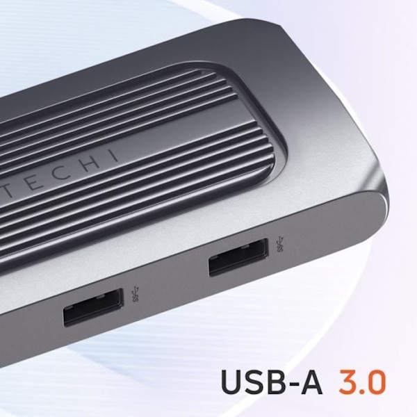 USB C-hubb - Satechi - MX - 2 HDMI 4K - Ethernet - 2 USB - Jack