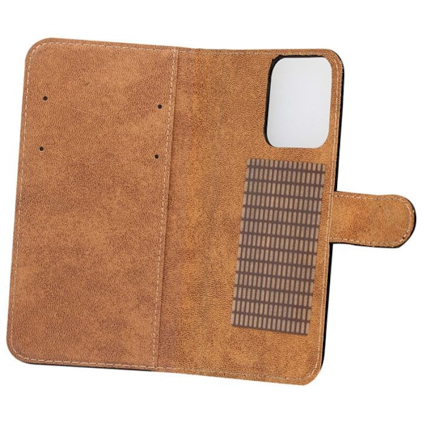 Fodral för Fairphone 5 Wallet Adhesive Attachment Magnetisk stängning Svart