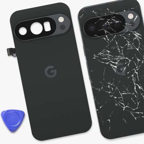 Originalt batteri til Google Pixel 10 Pro med forudinstalleret klæbemiddel Google Sort Svart