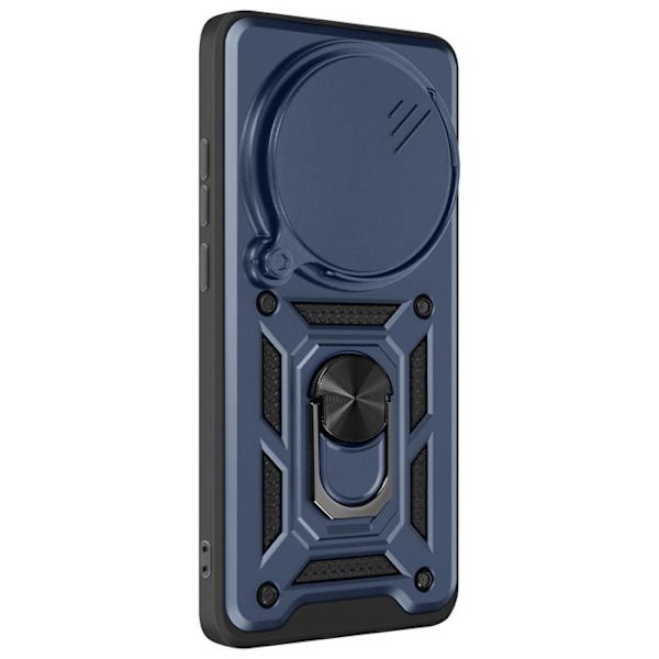 Coque til Xiaomi 15 Ultra Ring Support med Kamerabeskyttelse Mayaxess Blå Nat Blå
