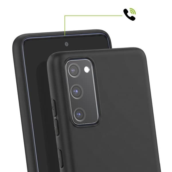 Silicone Cover til Samsung Galaxy S20 FE - Mayaxess Sort Mayaxess Sort Svart
