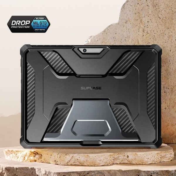 Fodral till Microsoft Surface Pro 8 - SUPCASE - Unicorn Beetle Pro - Stötsäker - Stativ - Svart Svart