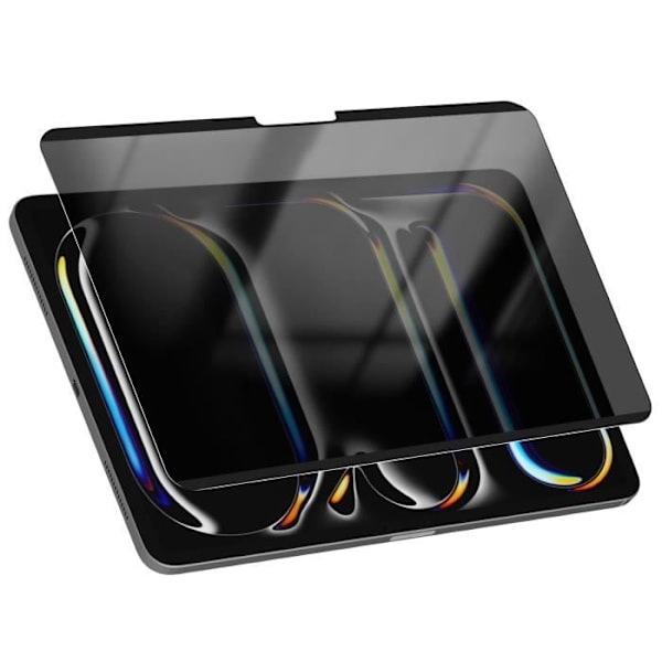 Skärmskydd - 4smarts - iPad Pro 11 2024 - Antispion - Repellent mot repor - Magnetisk Svart