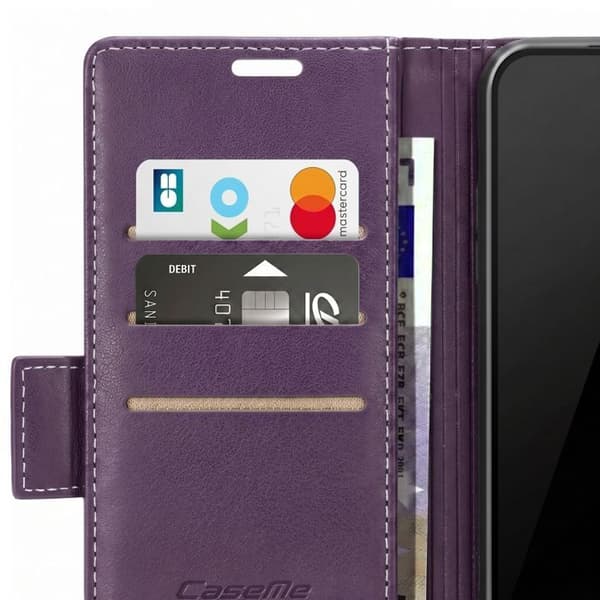 Plånboksfodral för Google Pixel 10a Anti-RFID med Stöd CaseMe Lila Violett