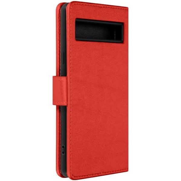 Google Pixel 7a Folio Fodral Red Flip Fodral