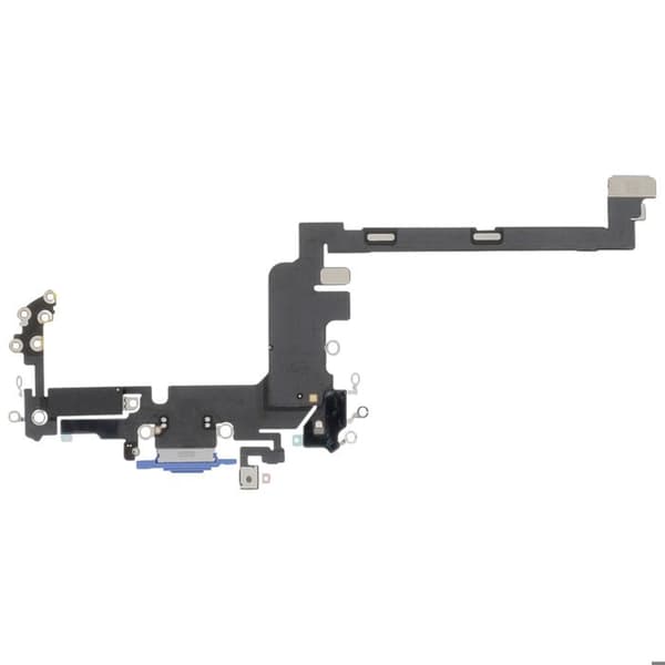 USB-C opladerstik til iPhone 17 Pro med indbygget mikrofon blå Blå