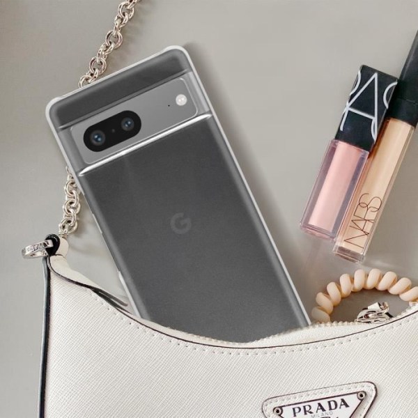 Kotelo - AVIZAR - Google Pixel 7 - Jäykkä polykarbonaatti - Ohut ja kevyt - Läpinäkyvä Transparent
