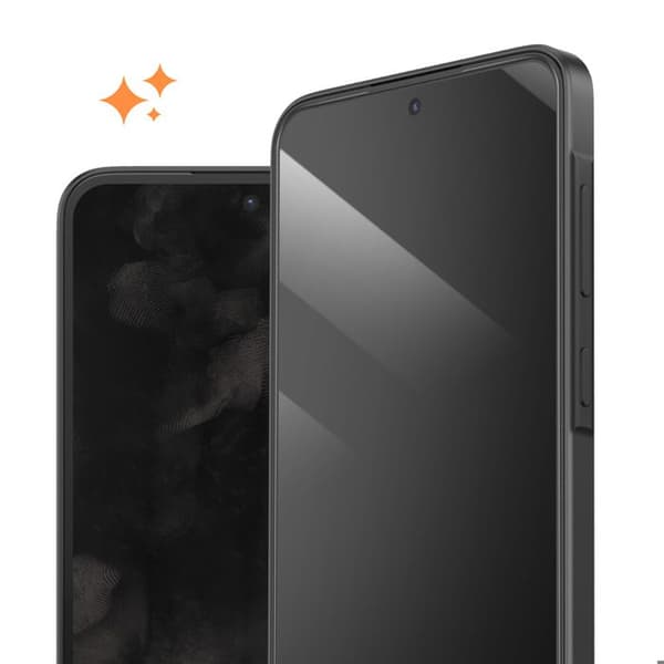 Skærmbeskyttelse til Galaxy A36 i hærdet glas 0,40 mm høj modstand sort