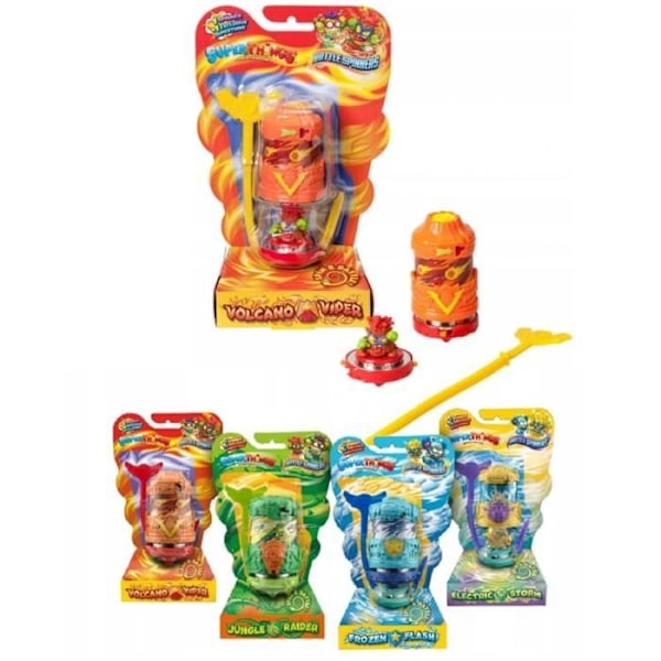 SuperThings Battle Spinners med exklusiv figur - vinn en episk strid Flerfärgad