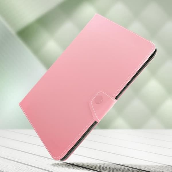 Tablettskydd - AVIZAR - Universell - Effekt av gammalt läder - Rosa - Video Stöd Ros
