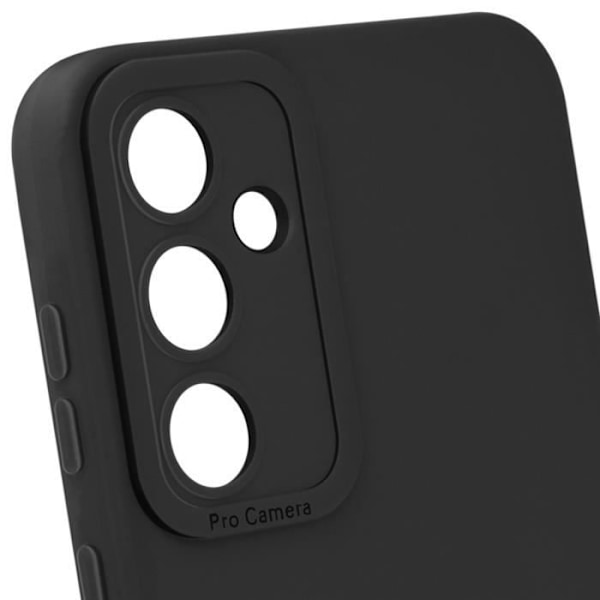 Taske til Samsung Galaxy A54 5G - AVIZAR - Soft Touch Matte Silikone - Sort Svart