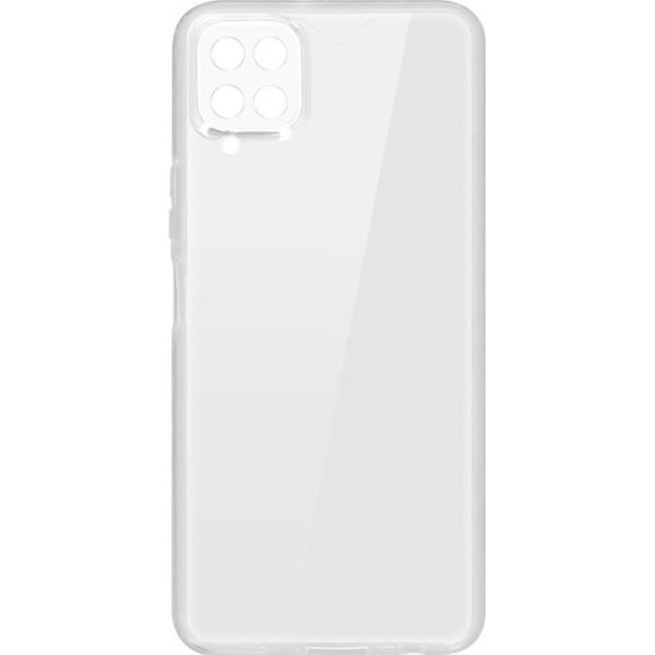 Coque - AVIZAR - Samsung Galaxy A12 - Hård Baksidan Skydd - Mjuk Framsidan - Transparent Transparent