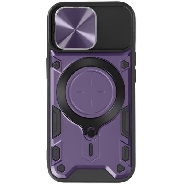 Coque - UNDERRETTE - iPhone 15 Pro Max - Violet - Indbygget kamerabeskyttelse - Bi-materiale Lila