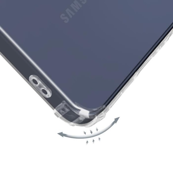 AVIZAR puskurikotelo Samsung Galaxy A15 4G ja 5G -puhelimelle - Läpinäkyvät iskunkestävät kulmat Transparent