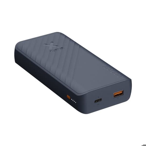 Externbatteri 20000mAh Go2-serien USB-C 20W / USB-A 18W Xtorm Blå Blå