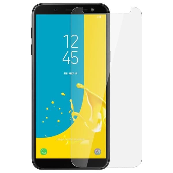 Skyddsglas - Samsung - Galaxy J6 - Härdat glas - Hårdhet 9H - Stöttålig