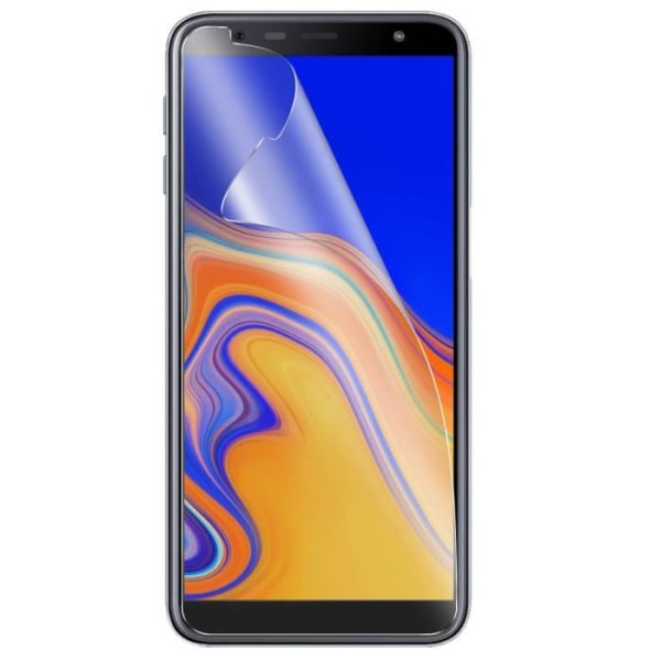 Galaxy J6 Plus Skärmskydd Mjuk Anti-repor Stötsäker Transparent Vit