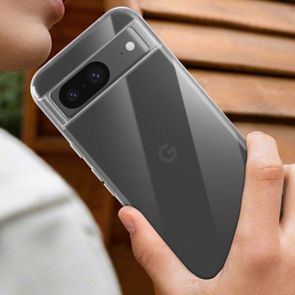 Mjukt silikonfodral för Google Pixel 8 Mayaxess Transparent Transparent