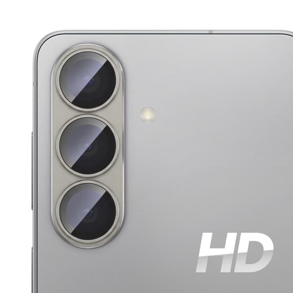 Skyddskamera för Galaxy S26 Plus i reptåligt härdat glas grå Grå
