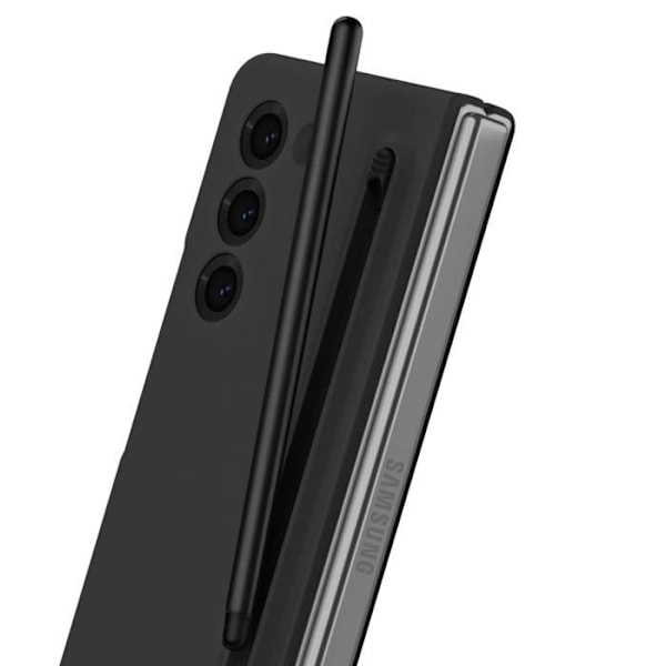Samsung Galaxy Z Fold 6 Soft Touch Cover med Touch Pen Sort Svart