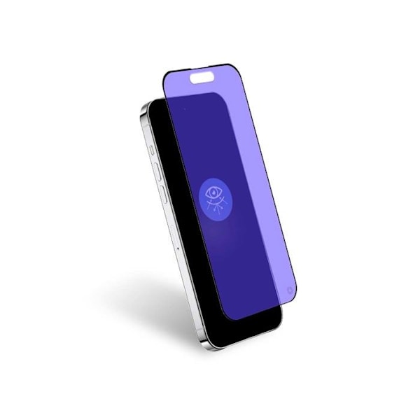 Forceglass skärmskydd 2.5D härdat glas anti-blått ljus Forceglass iPhone 15 Pro Max Transparent