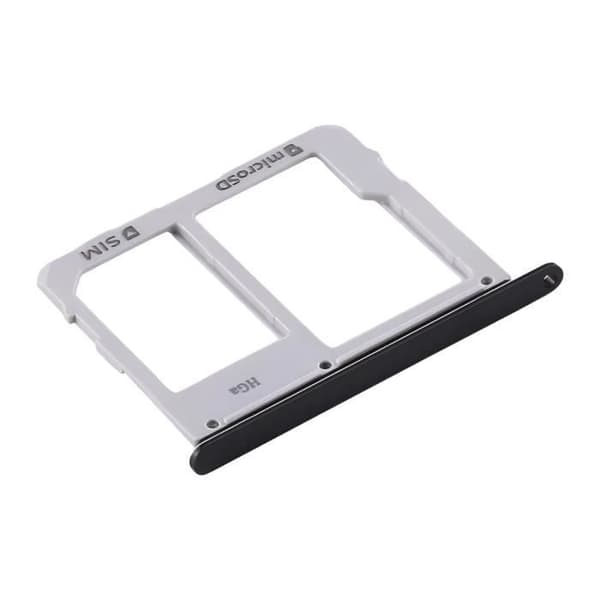 SIM-kortbakke til Samsung Galaxy Tab S5e - AVIZAR - Sort - Nano SIM - micro-SD Svart