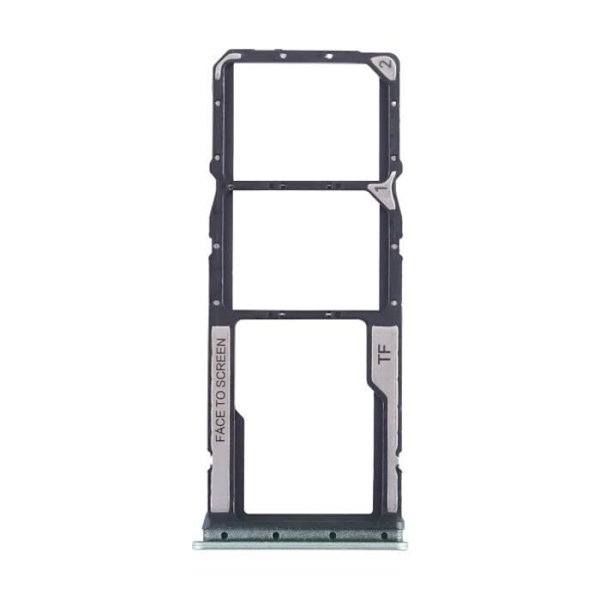 SIM-kort skuffe - Xiaomi Poco C65 - Dual Nano SIM - Micro-SD - Grøn Grön
