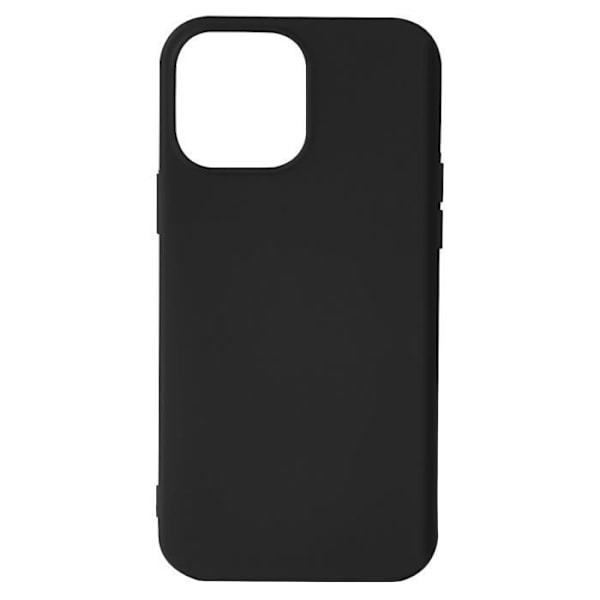 iPhone 13 Pro Max Case Silikone Semi-stiv sort Blød-touch finish Svart