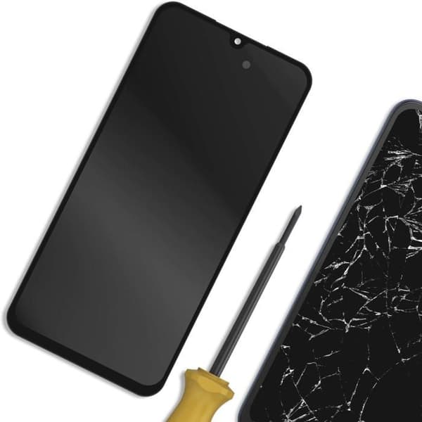 Erstatnings OLED- og Touchskærm til Galaxy A15 4G / 5G Sort Svart