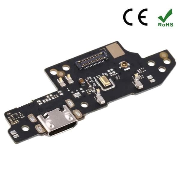 Micro-USB Opladerstik til Xiaomi Redmi 9A, 9C, 9AT og 10A - Sort - Vægt: 32 g Svart
