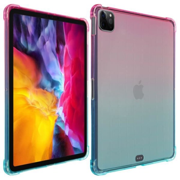 Sininen ja vaaleanpunainen puskurin kulman suojakotelo iPad Pro 11 2020/2018 ja Air 2020