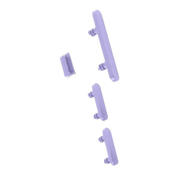 Power, volym och ljudlös knapp för iPhone 12 och 12 Pro lila Lila