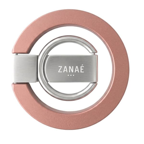 Støtte og Magnetisk Ring Kompatibel med iPhone MagSafe / PixelSnap Foldbar Zanaé Rosa Ros