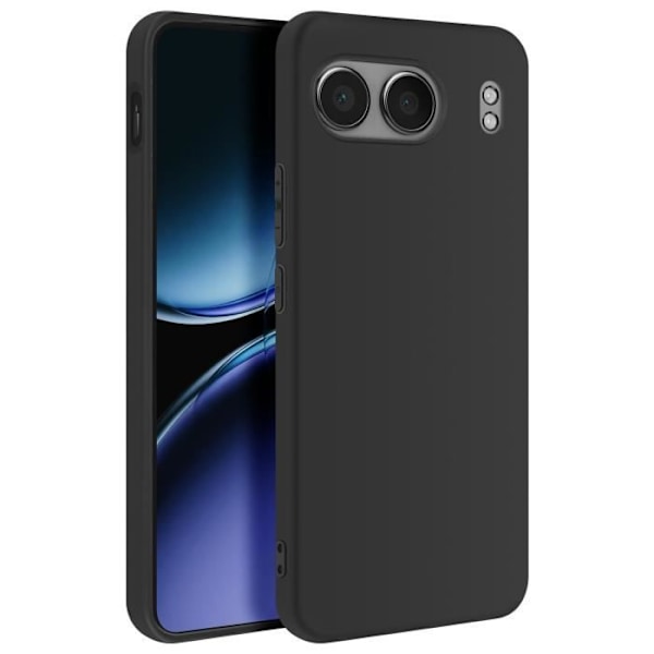 OnePlus Nord 4 Suojakuori Matta Pehmeä Iskunkestävä 3mk Musta Svart
