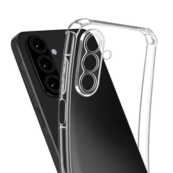 Stöttålig skal för Samsung Galaxy A26 med förstärkta hörn Mayaxess Transparent Transparent