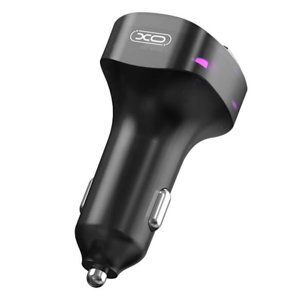 FM Bluetooth-transmitter - XO - Sort - USB-oplader - Bluetooth 5.3 - Håndfri Svart