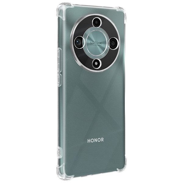 Silicone Cover - Mayaxess - Honor Magic 6 Lite - Transparent - Let beskyttelse - Moderne design Transparent