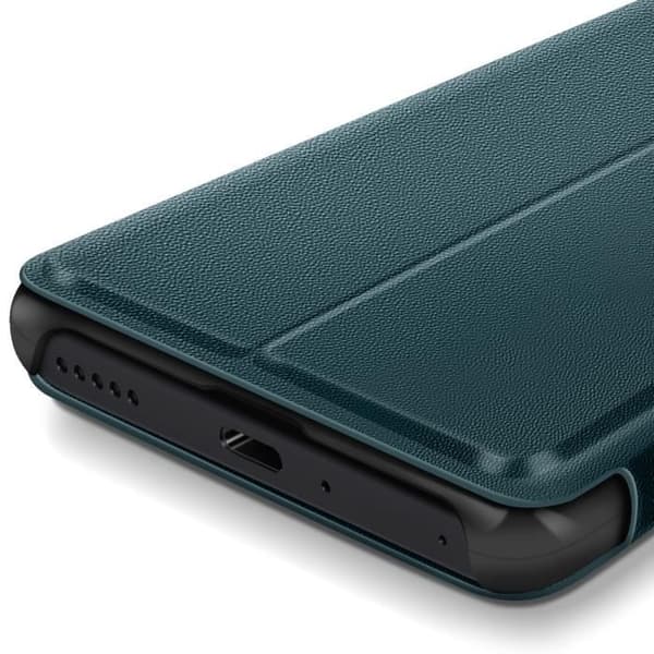 Smartphone-etui - AVIZAR - Xiaomi Redmi Note 14 Pro/Pro Plus - Mørkegrøn - Stødabsorberende - Videostander Grön