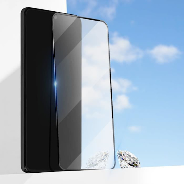 Härdat glas för Samsung S23 Contour Black Adhesive Fasad Anti-explosion Svart